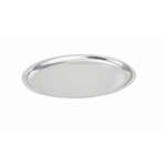 SIZ-11, 11-Inch Oval Sizzling Platter, Stainless Steel