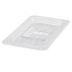 SP7400S, One-Fourth Size Polycarbonate Food Pan Solid Cover, NSF