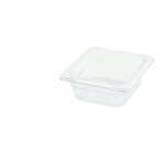 SP7602, 2.5-Inch Deep One-Sixth Size Polycarbonate Food Pan, NSF