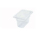 SP7904, 4-Inch Deep One-Ninth Size Polycarbonate Food Pan, NSF