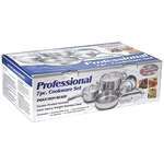 Winco SPC-7H, Deluxe 7-Piece Cookware Set, Stainless Steel