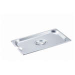SPCT, One-Third Size Slotted Stainless Steel Steam Table Pan Cover, NSF