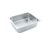 SPHP4, 4-Inch Deep, Half-Size Stainless Steel Perforated Steam Table Pan, NSF