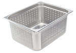SPJH-206PF, Perforated Steam Pan, Half-Size 6-inch, 22 Gauge Stainless Steel, NSF