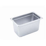 Winco SPJH-406, 6-Inch Deep Quarter Size Anti-Jamming Steam Table Pan, NSF