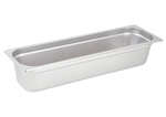 SPJH-4HL, Anti-Jam Steam Pan, Half Long, 4-inch, 22 Gauge Stainless Steel, NSF