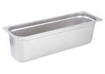 SPJH-6HL, Anti-Jam Steam Pan, Half-Long, 6-inch, 22 Gauge Stainless Steel, NSF