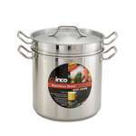 SSDB-12S, 12-Quart Stainless Steel Cook Steamer & Pasta Cooker With Cover, 8.5, 9.3-Inch High, 10.2-Inch Diameter, NSF