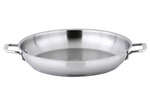 Winco SSOP-14, 14-Inch Dia Try-Ply Stainless Steel Omelet Pan w/o Lid, 2 Handles, NSF (Discontinued)