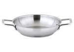 Winco SSOP-9, 9.5-Inch Dia Try-Ply Stainless Steel Omelet Pan w/o Lid, 2 Handles, NSF (Discontinued)