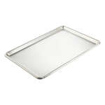 SXP-1318, 13x18-Inch Half-Size 20 gauge 18/8 Stainless Steel Open Bead Sheet Pan