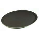 Winco TFG-2622N, 26x22-Inch Oval Non-Slip Fiberglass Tray, Brown