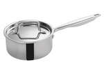 TGAP-2, 1.5-Quart Tri-Ply Stainless Steel Sauce Pan w/Lid, NSF