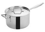TGAP-7, 7-Quart Tri-Ply Stainless Steel Sauce Pan w/Lid, NSF