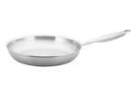 TGFP-12, 12-Inch Dia Tri-Ply Stainless Steel Fry Pan w/o Lid, Natural Finish, NSF