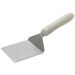 TWP-41, Offset Steak and Burger Turner with 4.13x3.75-Inch Blade and White Polypropylene Handle, NSF
