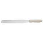 TWPS-9, Bakery Spatula with 10x1.38-Inch Blade and White Polypropylene Handle, NSF