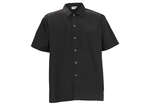 Winco UNF-1K3XL Black Snap-Button Chef Shirt 3XL, EA