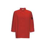Winco UNF-6RXL, Red Men’s Tapered Fit Chef Jacket, X-Large