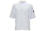 Winco UNF-9WL White Ventilated Tapered Fit Chef Shirt, L, EA
