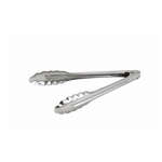 UT-9LT, 9-Inch Stainless Steel Utility Tong with Scalloped-Edge