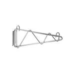 Winco VCB-18, 18-Inch Wide Shelving Wall Mount Brackets, Chrome Plated, 1-Pair