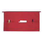 Winco WA-1221RED, 21.75x12.5-Inch Red 3-Pocket Waist Apron