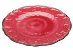 Winco WDM001-501, 9-Inch Dia Ardesia Lusia Melamine Hammered Plate, Red, 24/CS (Discontinued)