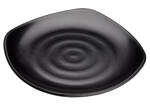 Winco WDM013-302, 9.75-Inch Dia Ardesia Rika Melamine Spiral Plate, Black, 24/CS (Discontinued)