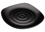 Winco WDM013-306, 13.75-Inch Dia Ardesia Rika Melamine Spiral Plate, Black, 12/CS (Discontinued)