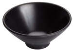 Winco WDM014-301, 5-3/8-Inch Dia 10 Oz Ardesia Togashi Melamine Bowl, Black, 24/CS (Discontinued)