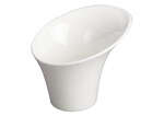 Winco WDP003-204, 5-Inch Dia 6 Oz Ardesia Rimini Porcelain Angeled Snack Cup, Creamy White, 24/CS (Discontinued)