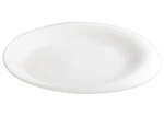 Winco WDP004-203, 12-Inch Dia Ardesia Ocea Porcelain Large Oval Plate, Creamy White, 12/CS (Discontinued)
