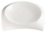 Winco WDP005-103, 8.5-Inch Dia 22 Oz Ardesia Carzola Porcelain Oval Deep Bowl, Bright White, 12/CS (Discontinued)