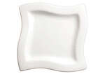 Winco WDP011-101, 6-Inch Ardesia Cramont Porcelain Square Swirl Bowl, Bright White, 36/CS (Discontinued)