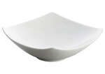Winco WDP013-101, 8.25-Inch Ardesia Lera Porcelain Square Deep Bowl, Bright White, 24/CS (Discontinued)