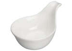 Winco WDP021-110, 3-Inch Dia Ardesia Mescalore Porcelain Teadrop Sauce Boat, Bright White, 24/CS (Discontinued)