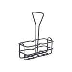 WH-3K, Black Cruet Rack for 6 oz Oil/Vinegar Bottles