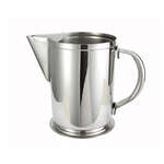 WPG-64, 64-Ounce Water Pitcher with Ice Guard, Stainless Steel