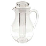 WPIT-19, 2-Quart Clear Polycarbonate Pitcher with Ice Chamber