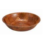 WWB-20, 20-Inch Woven Wood Salad Bowl