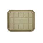 World Centric CAL-SC-104R-LF, Half-Size Raised Fiber Lids for 104-120 Oz Catering Pans, 200/CS