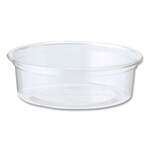 World Centric CP-CS-2SF, 2 Oz Clear Flat Portion Cups, 2000/CS