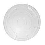 World Centric CPL-CS-12, PLA Lids with Straw Hole for 9-24 Oz Cold Cups, 1000/CS