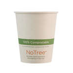 World Centric CU-SU-8, 8 Oz NoTree Bamboo Hot Cups, 1000/CS