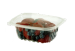 World Centric RD-CS-12, 12-Ounce Clear Ingeo Rectangular Deli Containers, 900/CS, ASTM, BPI (LIDS ARE SOLD SEPARATELY)