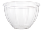 World Centric SB-CS-48, 48-Ounce Clear Ingeo Salad Bowl, 300/CS, ASTM, BPI