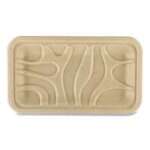 World Centric TR-SC-17S, 8-inch Fiber Meat Trays, 500/CS
