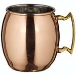 World Tableware CMM-20, 20 Oz Smooth Moscow Mule Mug with Handle
