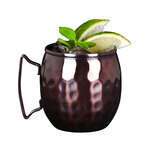 World Tableware MM-100, 14 Oz Hammer Copper Moscow Mule Mug, 12/CS